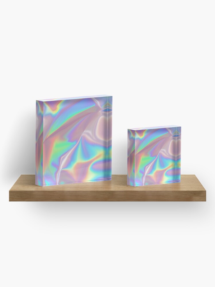 Alternate view of Holographic Pattern Acrylic Block