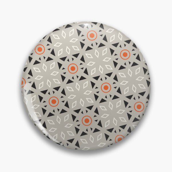 Item preview, gray orange pattern designed and sold by bukajart.