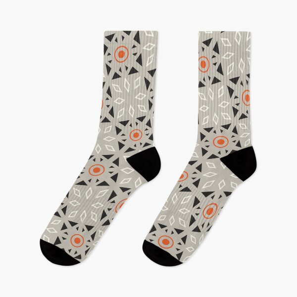 Item preview, gray orange pattern designed and sold by bukajart.