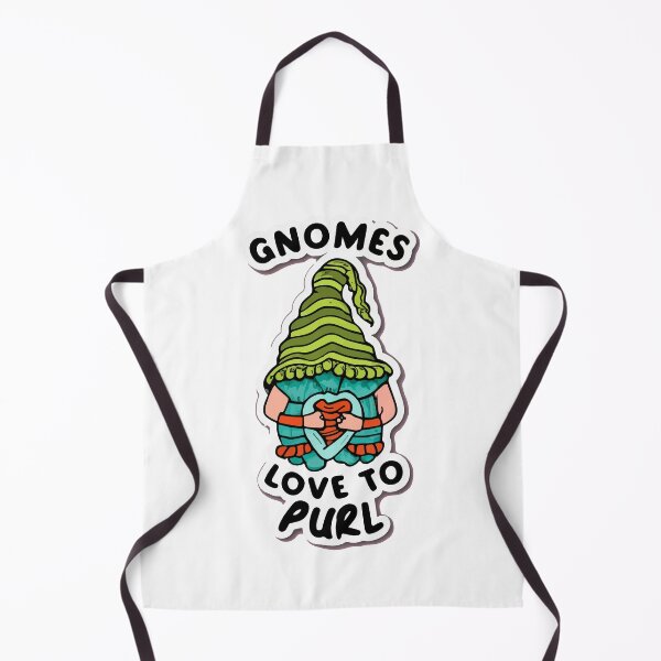 Item preview, Playful Knitting Gnome - Gnomes Love to Purl designed and sold by NiftyWrx.