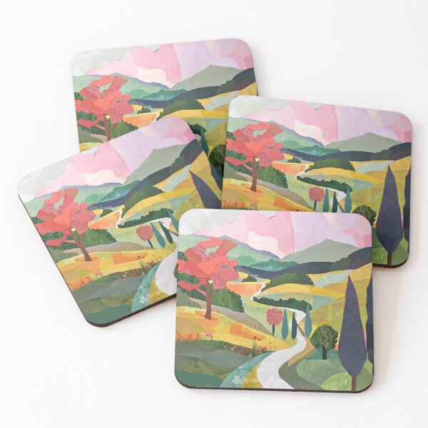 Item preview, Cut Paper Landscape Digital Collage designed and sold by zolarche.