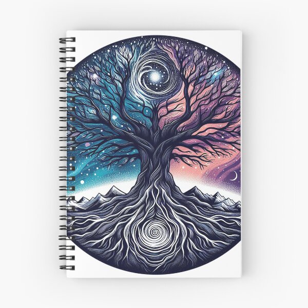 Item preview, Tree of the Cosmos: Nature and Space Fusion designed and sold by TextileTrove.