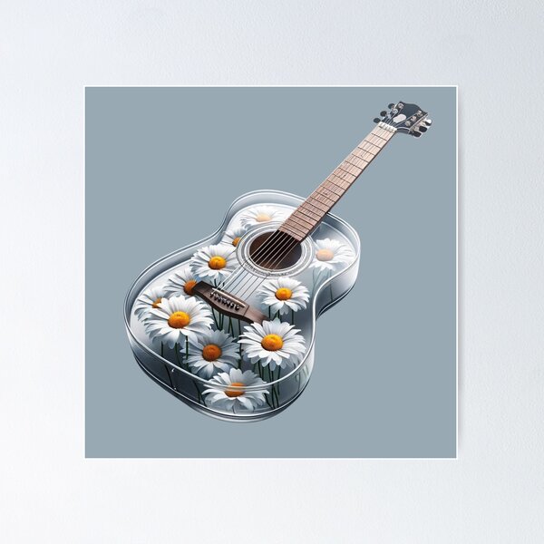 Item preview, Glass Daisy Guitar designed and sold by NeatSplash.