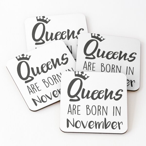 Item preview, Queens are born in November cool birthday for mothers sisters girls womens designed and sold by BHMARTS.