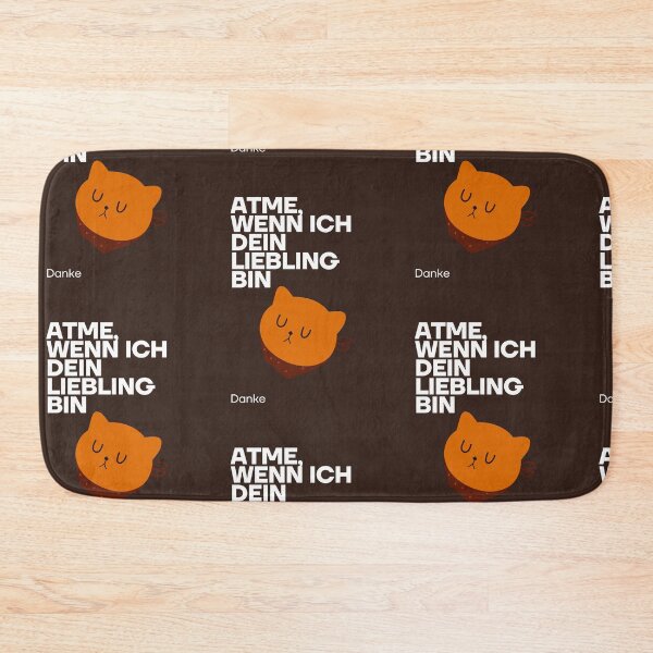 Item preview, Atme, wenn ich dein Favorit bin, danke | Cute Cat Illustration designed and sold by RM-Journey.