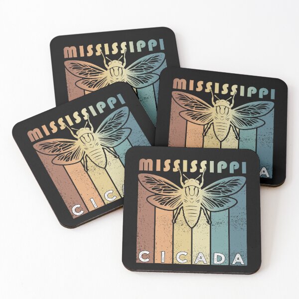Item preview, Retro Mississippi 2024 Cicada Summer Swarm, Vintage  Cicada designed and sold by ArtByKatti.