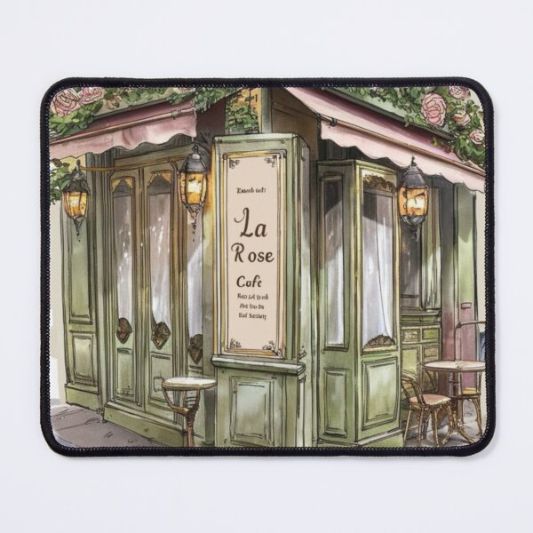 Item preview, Paris Cafe Watercolor Illustration … By Carraann designed and sold by CARRAANN.