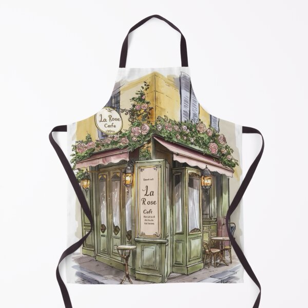 Item preview, Paris Cafe Watercolor Illustration … By Carraann designed and sold by CARRAANN.