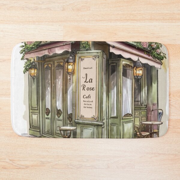 Item preview, Paris Cafe Watercolor Illustration … By Carraann designed and sold by CARRAANN.