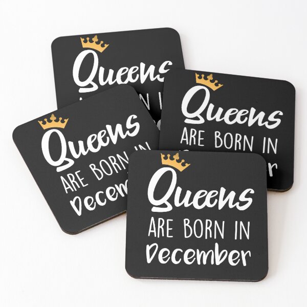 Item preview, Queens are born in December cool birthday for mothers sisters girls womens designed and sold by BHMARTS.