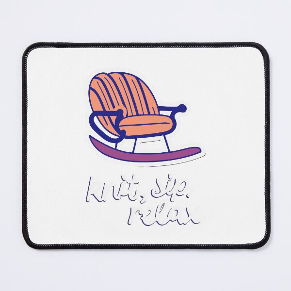 Item preview, Knit Sip Relax - Cozy Knitting Scene designed and sold by NiftyWrx.
