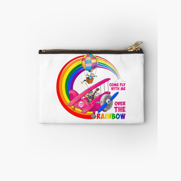Item preview, Come fly with me over the rainbow - lgbt illustration designed and sold by Stef Ringoot, cartoons and illustrations.