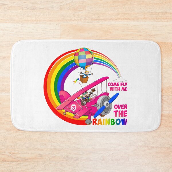 Item preview, Come fly with me over the rainbow - lgbt illustration designed and sold by Stef Ringoot, cartoons and illustrations.