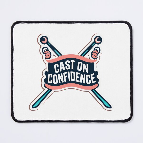 Item preview, Cast on Confidence - Knitting Needles Empowerment designed and sold by NiftyWrx.