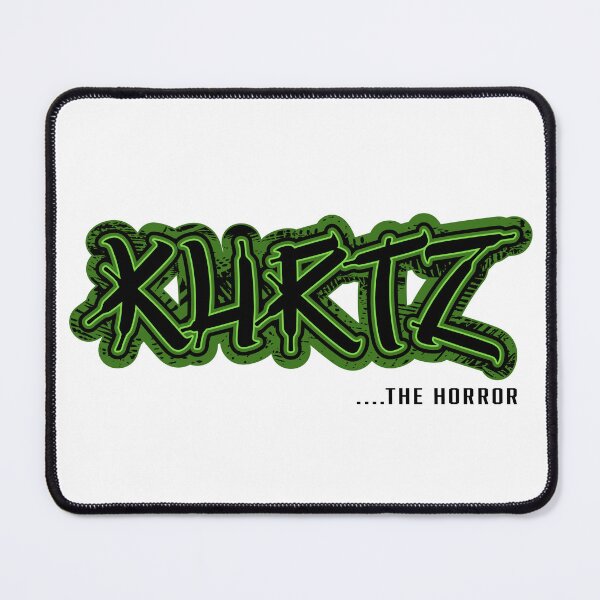 Item preview, KURTZ. THE HORROR. GRAFFITI TEXT. BLK/GREEN. designed and sold by 5hertz.