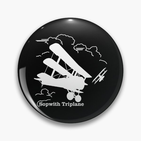 Item preview, Sopwith Triplane Flying Clouds Dogfight WW1 Three Wing Plane designed and sold by MilitaryMart.