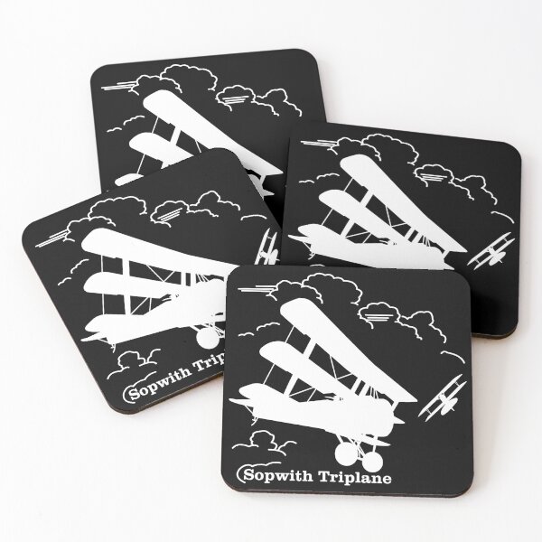 Item preview, Sopwith Triplane Flying Clouds Dogfight WW1 Three Wing Plane designed and sold by MilitaryMart.