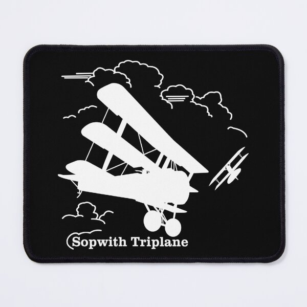 Item preview, Sopwith Triplane Flying Clouds Dogfight WW1 Three Wing Plane designed and sold by MilitaryMart.