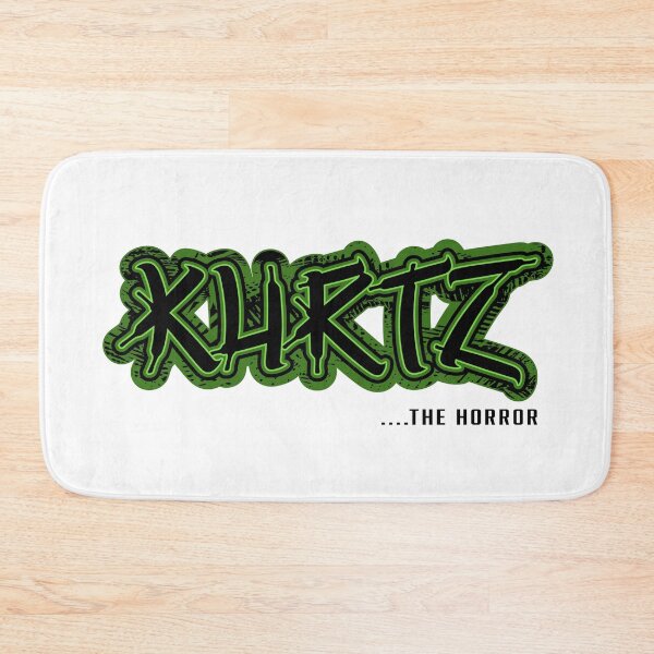 Item preview, KURTZ. THE HORROR. GRAFFITI TEXT. BLK/GREEN. designed and sold by 5hertz.
