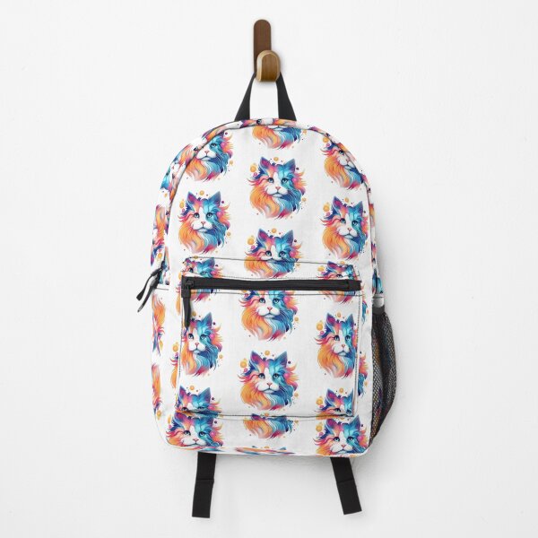 Item preview, Colorful brave cat  designed and sold by ShopMaxiDesigns.