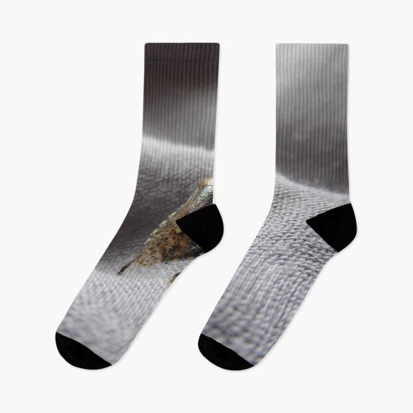 Item preview, Grey garden bug in the house on a grey gently curved fabric | feature bug designed and sold by sopfanna.