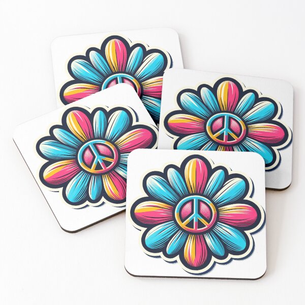 Item preview, Peace Logo Flower designed and sold by NeatSplash.