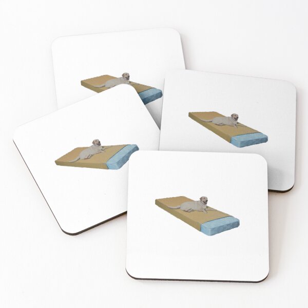 Item preview, Dog on a Mattress Box designed and sold by ellenmueller.