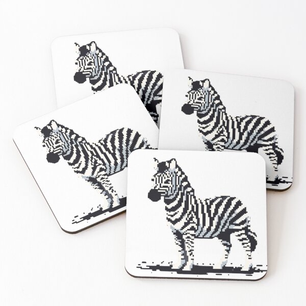 Item preview, Pixel Zebra designed and sold by NeatSplash.