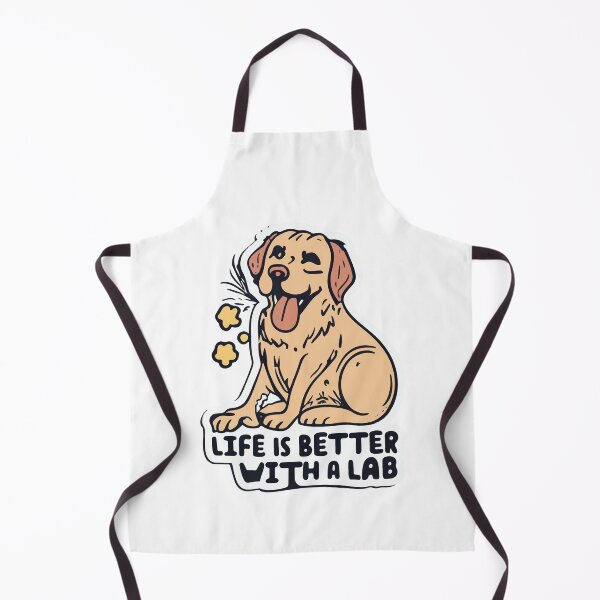 Item preview, Life is Better with a Lab - Charming Dog Quote Art designed and sold by NiftyWrx.