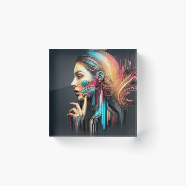 Item preview, Colorful female art designed and sold by Porkybboy1.