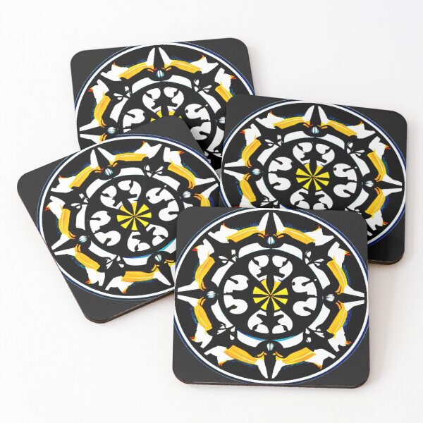 Item preview, Cosmic Mandala Nexus Emblem - Intricate Unity Crest designed and sold by Highlandkings.