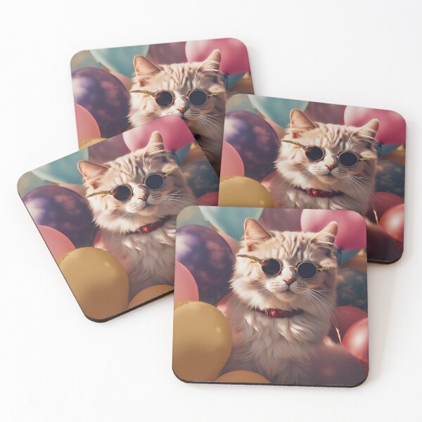 Item preview, Cool Cat Happy Birthday designed and sold by Stephanie Laird.