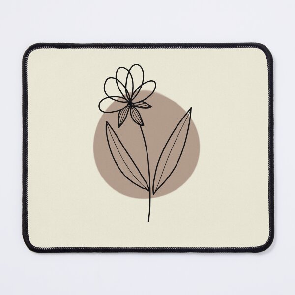 Item preview, Minimalist drawing of a flowers designed and sold by Kayochine.