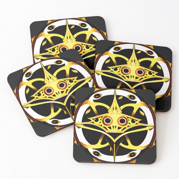 Item preview, Golden Vigilance Star Emblem - Sentinel Crest designed and sold by Highlandkings.