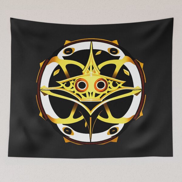 Item preview, Golden Vigilance Star Emblem - Sentinel Crest designed and sold by Highlandkings.