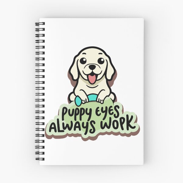 Item preview, Cute Labrador Puppy Eyes - Heartwarming Cartoon Sticker designed and sold by NiftyWrx.