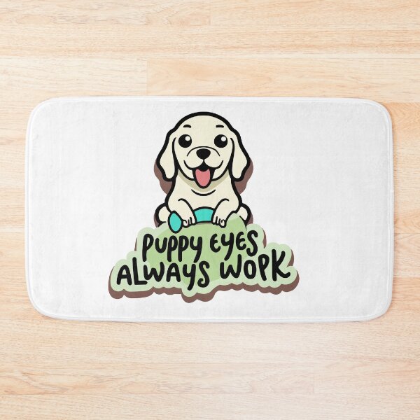 Item preview, Cute Labrador Puppy Eyes - Heartwarming Cartoon Sticker designed and sold by NiftyWrx.