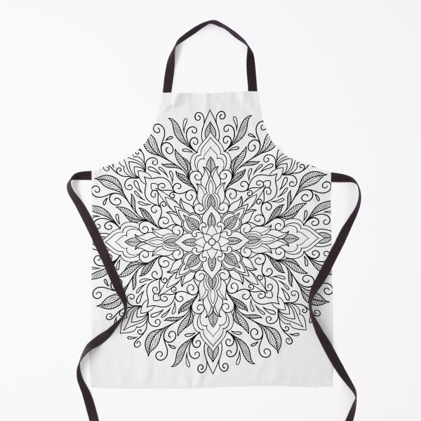 Item preview, Mandala with leafy and swirly elements designed and sold by susyrdesign.