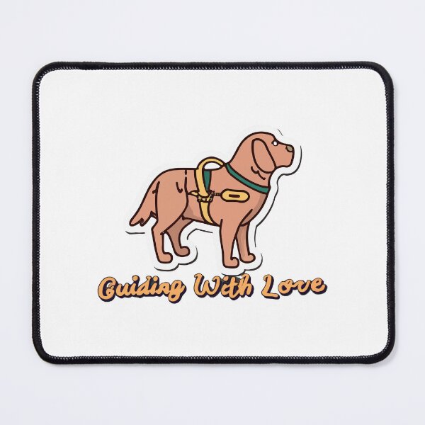 Item preview, Labrador Guide Dog with Love - Line Art Illustration designed and sold by NiftyWrx.