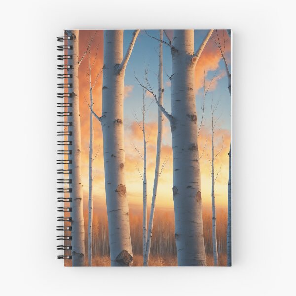 Item preview, Birch Tree Forest at Sunset designed and sold by ccitypictures.