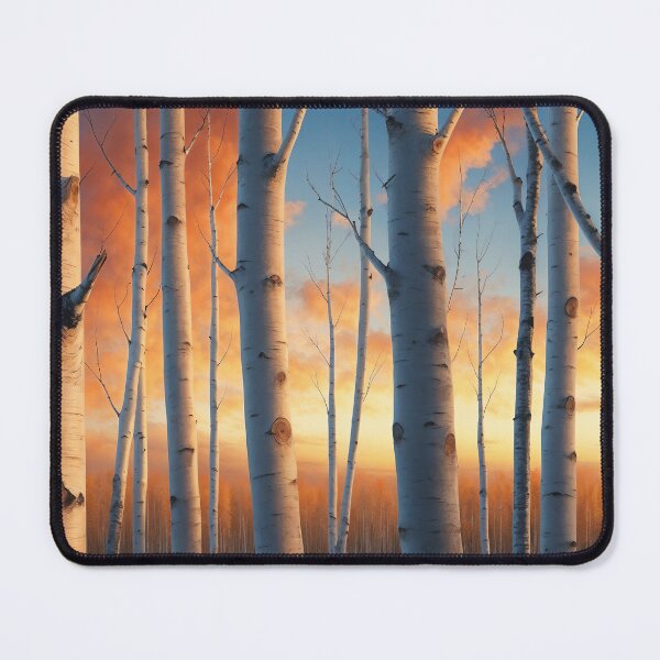 Item preview, Birch Tree Forest at Sunset designed and sold by c c i t y p i c t u r e s.