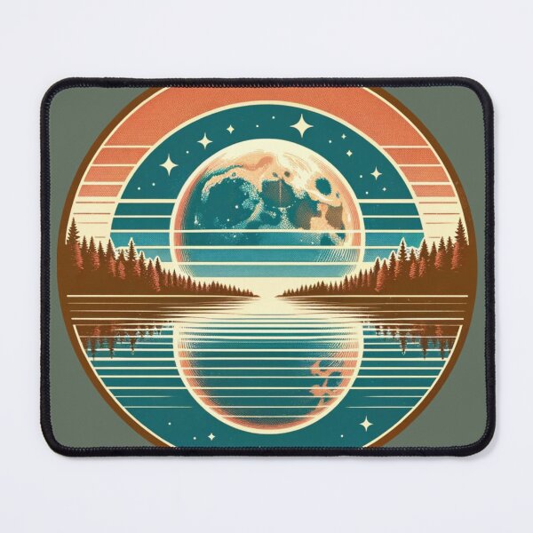 Item preview, Retro Sci-Fi Moonset designed and sold by NeatSplash.