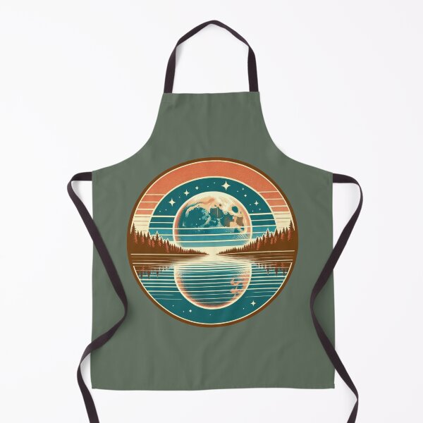 Item preview, Retro Sci-Fi Moonset designed and sold by NeatSplash.