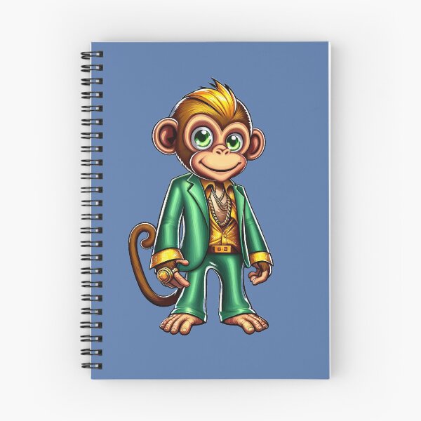 Item preview, monkey wearing ring designed and sold by WZWMBezig.