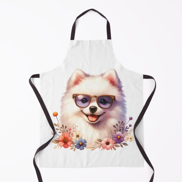 Item preview, Floral American Eskimo Dog designed and sold by TheAnimalZ00.