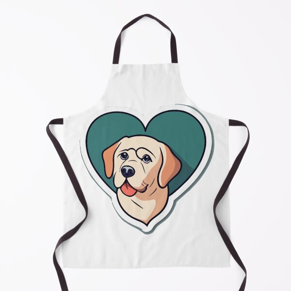 Item preview, Labrador Love Heart - Filled-Outline Pet Affection Design designed and sold by NiftyWrx.