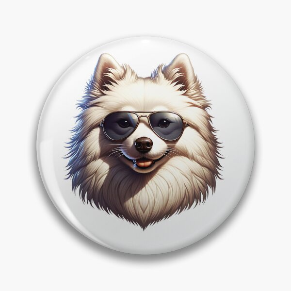 Item preview, American Eskimo Dog Wearing Sunglasses designed and sold by TheAnimalZ00.
