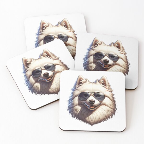 Item preview, American Eskimo Dog Wearing Sunglasses designed and sold by TheAnimalZ00.