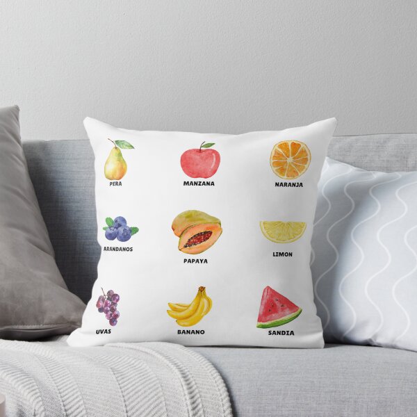 Item preview, Spanish Fruit Stickers for Kids Fun Spanish Stickers  designed and sold by FreedByJesus.