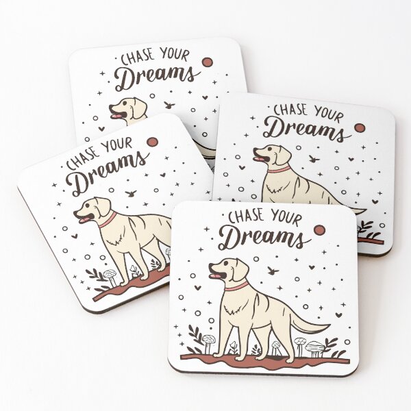 Item preview, Chase Your Dreams - Labrador Horizon Inspirational Art designed and sold by NiftyWrx.